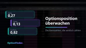 Optionsposition überwachen – die wichtigsten Kennzahlen im Blick